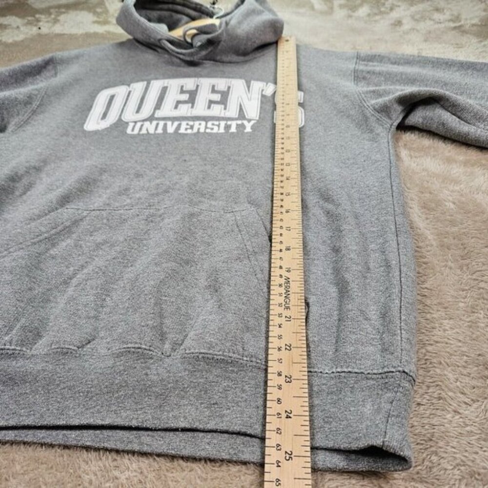 Queen's University Hoodie Gray College Sweatshirt Hooded Pullover Women's Size S - Picture 5 of 10